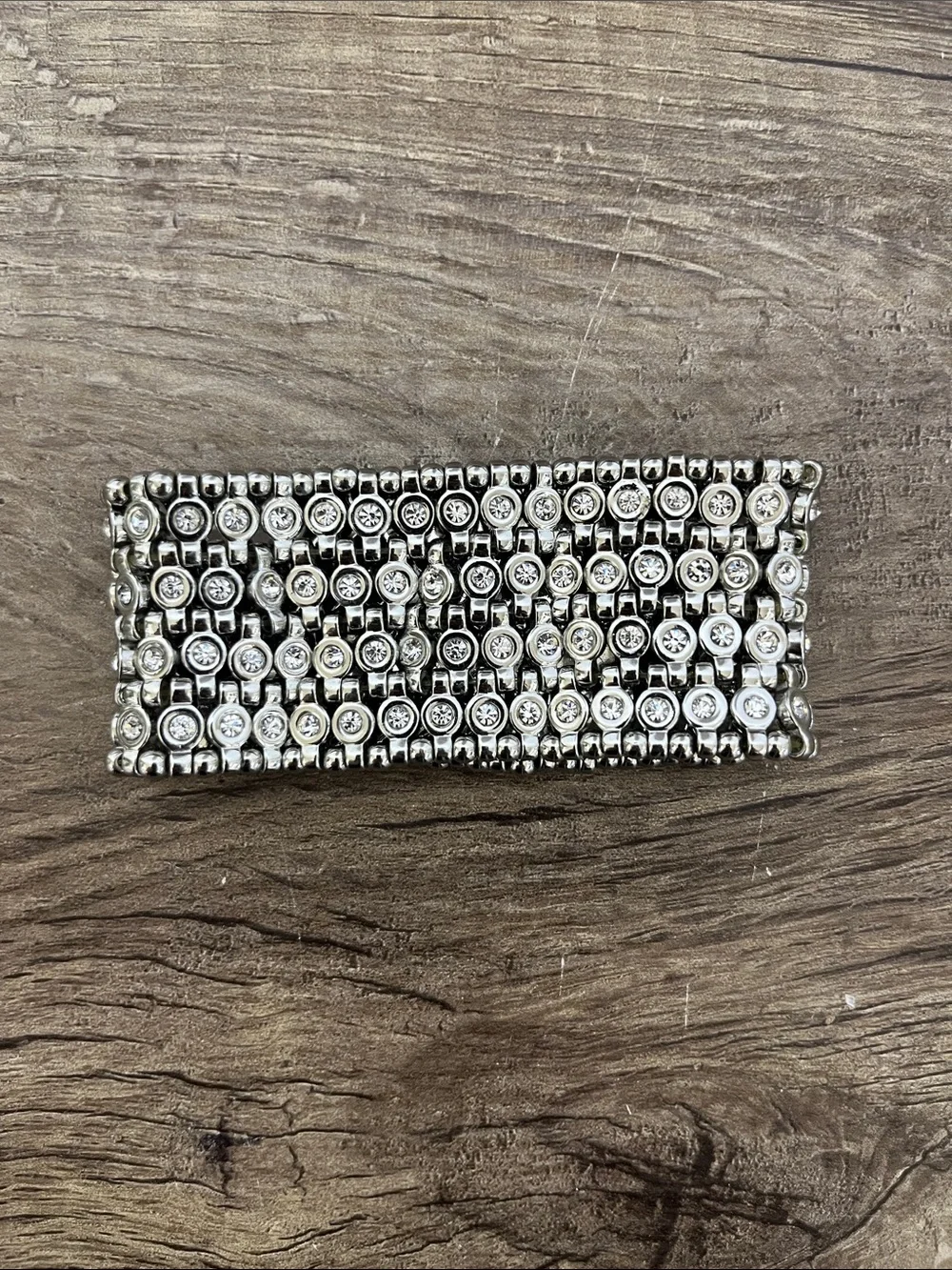 Silver Crystal Stretch Bracelet - Women Accessories